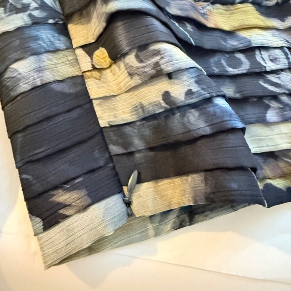 Amanda Uprichard Floral Blouse Long Sleeve Sheer Top Elegant L - Picture 5 of 7